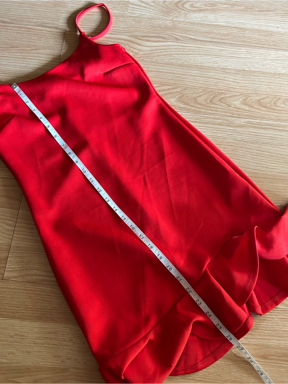 NWT ReVamped Red Ruffled Mini Dress Small - Picture 8 of 11